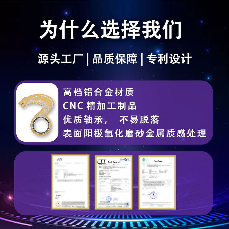 12 星座新中国風 EDC 回転キーホルダーフィンガーチップジャイロ減圧アーティファクト耐傷性と耐摩耗性ポータブルペンダント|undefined