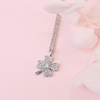 Lucky clover, necklace, brand small design chain for key bag , Korean style, simple and elegant design