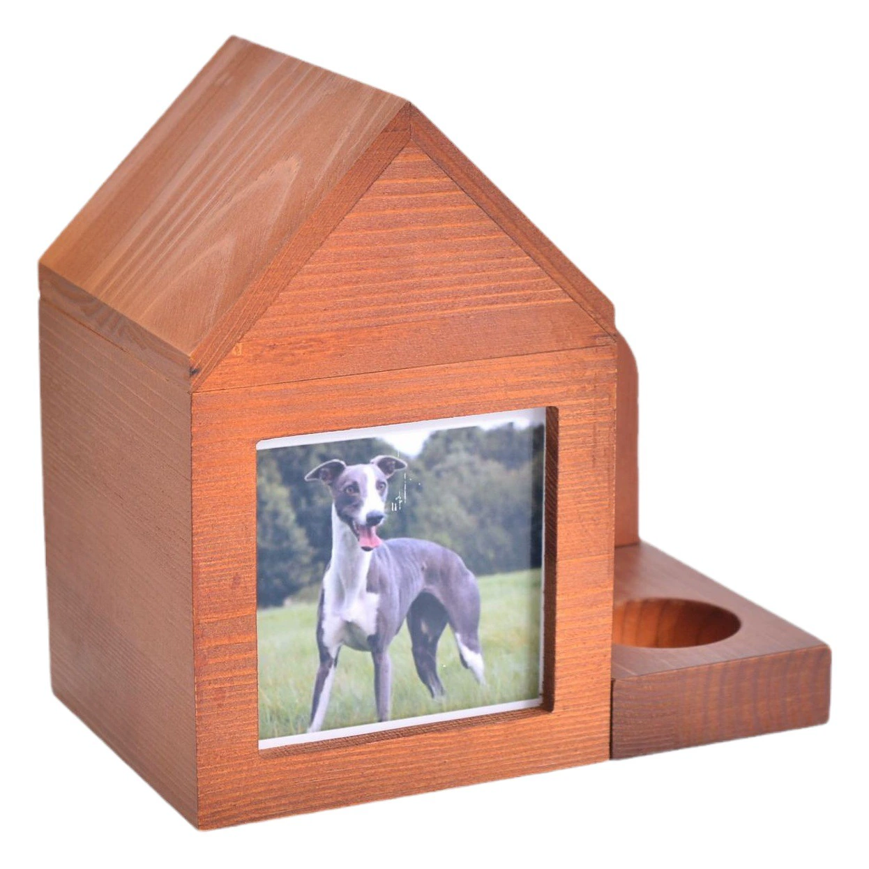 Ретро стиль твердой древесины пепел шкатулка ПЭТ похороны поставок Мемориал ПЭТ пепел шкатулка