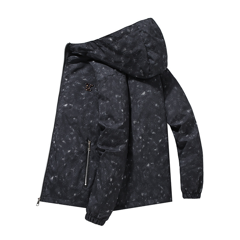 Spring and Autumn Jacket Men's New Hooded Men's Jacket Korean Fashionable Handsome Men's Jacket Casual Jacket Windbreaker for Men Spring and Autumn Jacket Men's New Hooded Men's Jacket Korean Fashionable Handsome Men's Jacket Casual Jacket Windbreaker for Men