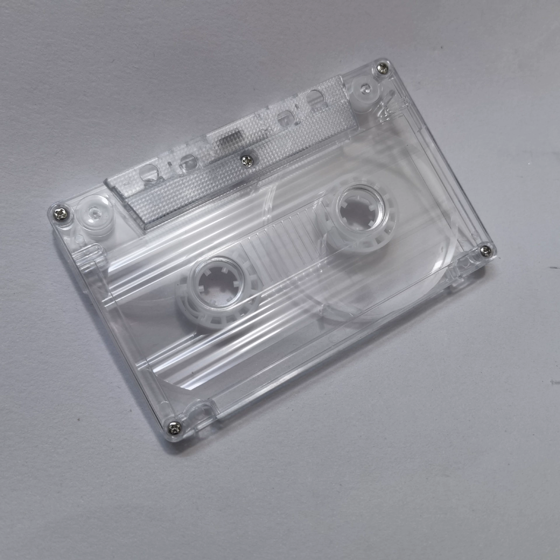 Запись кассеты прозрачная оболочка модифицированная металлическая небольшая открывная оболочка без внутреннего сердечника без внешней коробки корпус магнитной ленты
