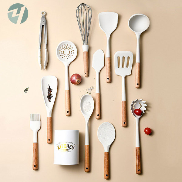 White silicone kitchenware