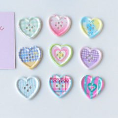 Ins愛のボタンのアクセサリーの髪飾りの携帯ケースの靴の花の服のアクセサリーのdiy材料の卸売り