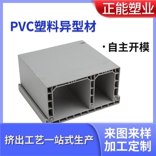 Customized Pvc Cable Tray Profile Extrusion, Special-Shaped Pvc Bridge Rack, Plastic Tray Box, Hollow Cable Tray, Thickened and Flame-Retardant