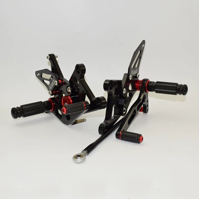 Applicable to Honda CBR250RR 17-23 modified motorcycle adjustable lifting pedal rear shift assembly (Motorcycle pedals) - black