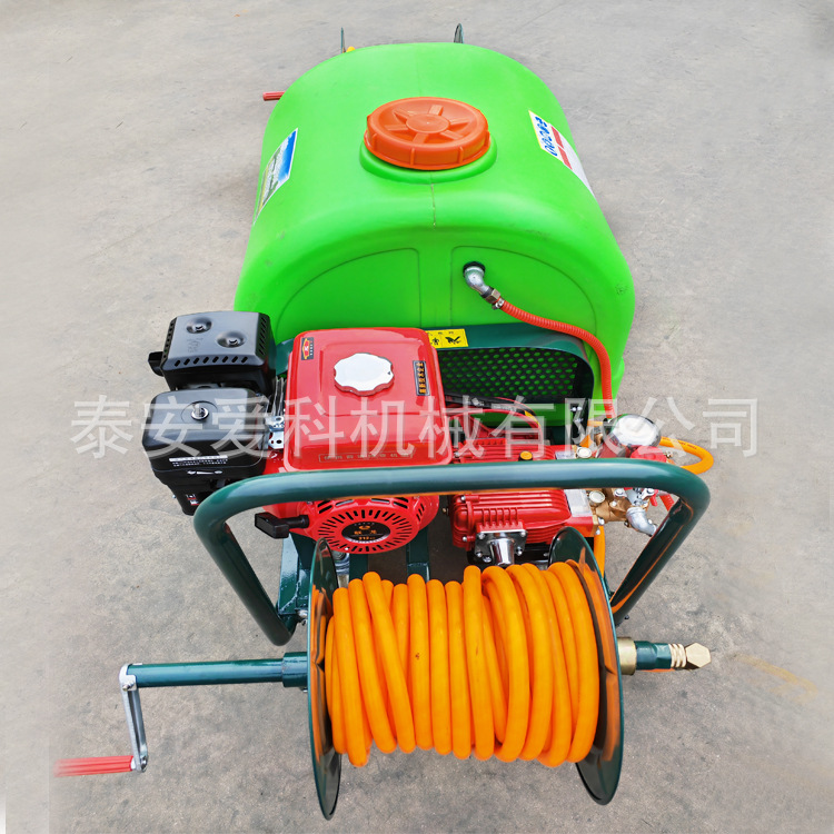 手推汽油机动力喷药机蔬菜大棚农用打药机160L高喷打药机