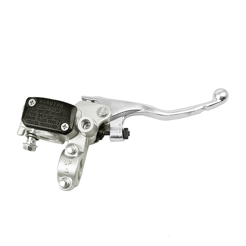 Off-Road Motorcycle Accessories Ktm Silver-White Front Disc Brake Pump with Folding Handle Hydraulic Brake Pump
