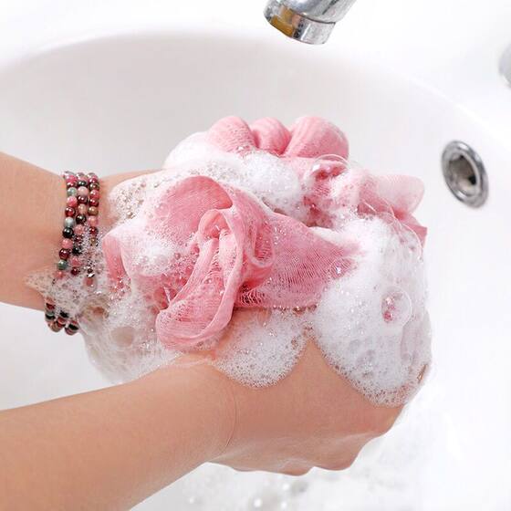 Stretchable Bath Bath Ball Adult Bath Towel Women's High-face Value Bath Increase Size Bath Flower Ball High-end