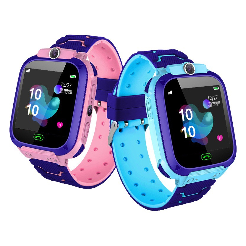 Spot transfronterizo nuevo S30 Idioma conmutable Q12B impermeable de los niños de posicionamiento inteligente teléfono reloj