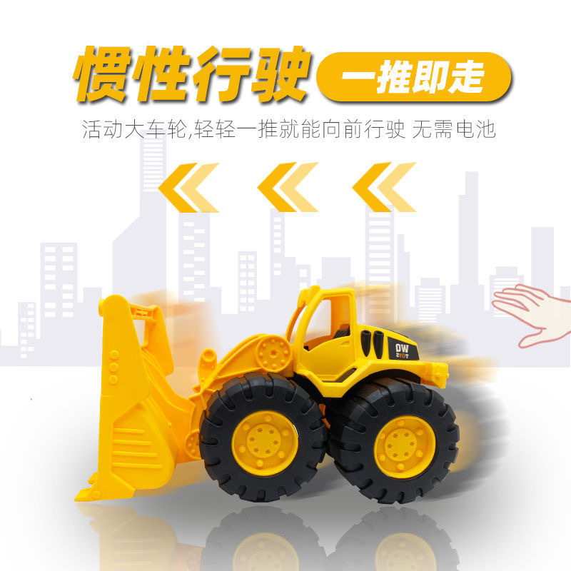 Excavadora de ingeniería Vehículo de Playa Grande coche de juguete resistente a caídas niños y niñas traje de excavadora de juguete para niños