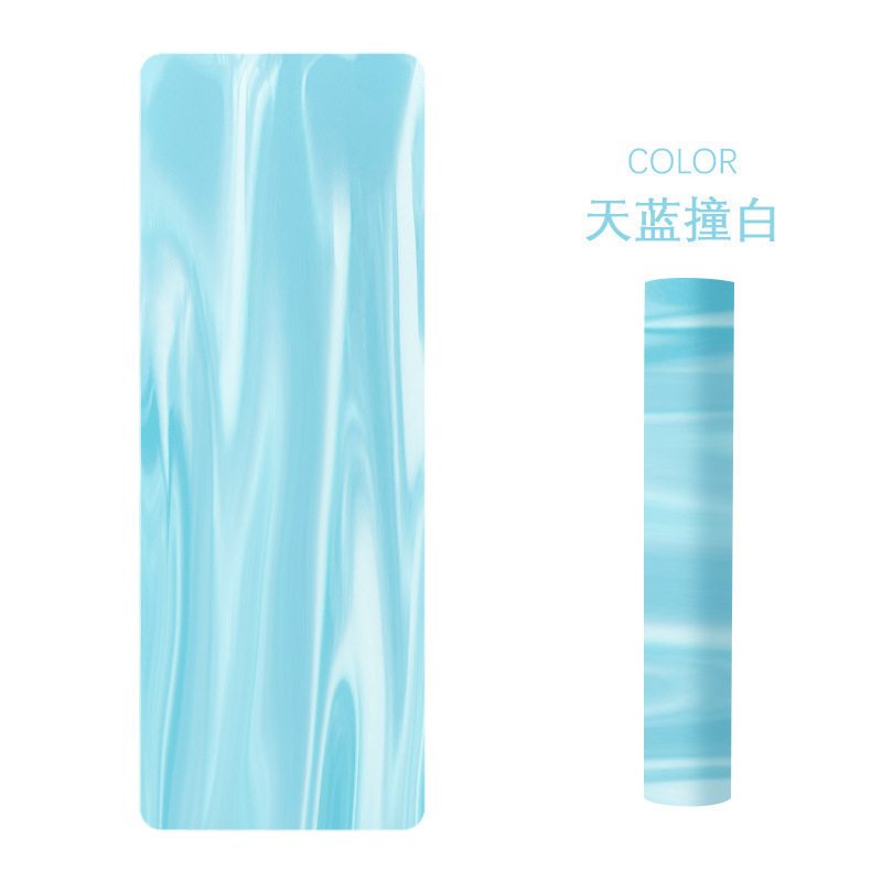 露露lululemon瑜伽垫天然橡胶防滑女专用运动垫5mm加厚隔音健身垫|undefined