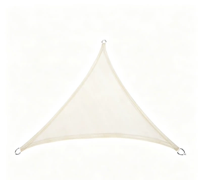 Courtyard Outdoor Sunshade Net Sun: Avtomobil yan çətirləri - off-white-triangle-111