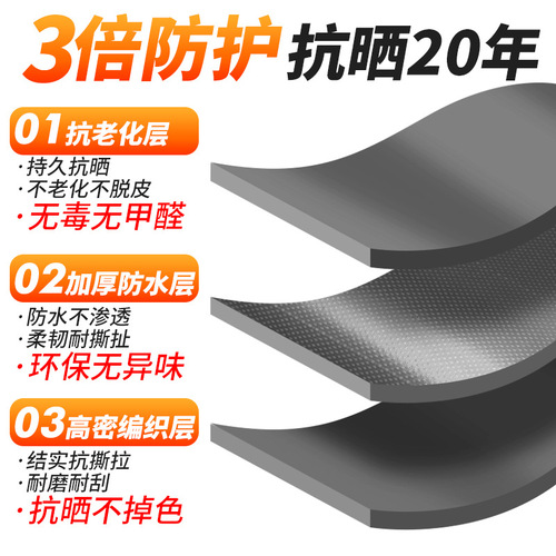 Scraping the cloth gray oil cloth rainproof cloth waterproof sunshade tent cloth canvas push-pull canopy top cloth truck thick tarpaulin