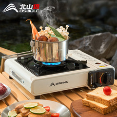 北山狼戶外便攜式卡式爐露營野外炊具卡斯卡磁爐野外燃氣灶煤氣爐