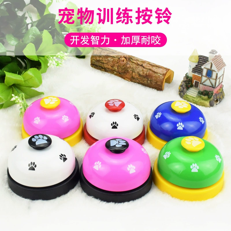 Pet Bell соответствие цветов отпечатки ног печать забавное устройство для дрессировки собак Bell заказ Bell Dog Claw Bell товары для домашних животных оптом