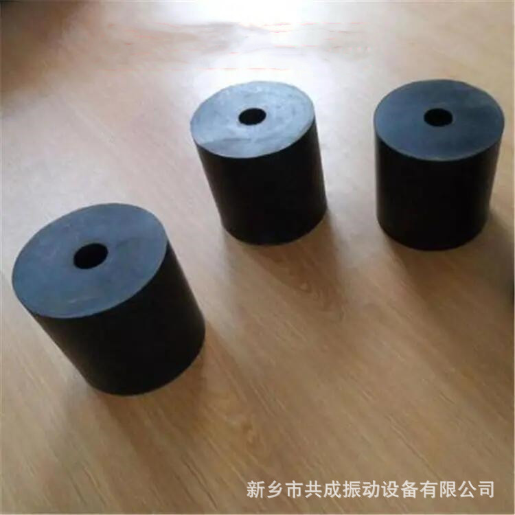 供应橡胶弹簧橡胶墩 圆柱形减震垫 振动平台振动筛橡胶柱耐磨耐压