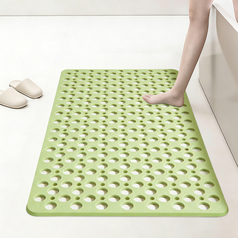 Tpe Bathroom Non-Slip Mat with Round Holes for Water Drainage, Bathtub Shower Mat, Bathroom Floor Mat with Suction Cups, Anti-Slip Foot Mat, Drop Shipping Available Tpe Bathroom Non-Slip Mat with Round Holes for Water Drainage, Bathtub Shower Mat, Bathroom Floor Mat with Suction Cups, Anti-Slip Foot Mat, Drop Shipping Available
