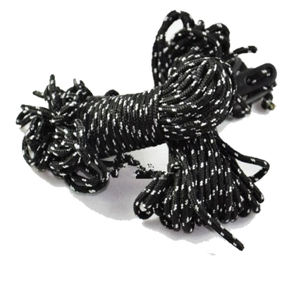 Tent Rope Anti-trip Tent Wind Rope Canopy Rope Clothesline Strapping Rope 4x 2.5 m Windproof Rope (Çadırlar) - wind-rope-25-m