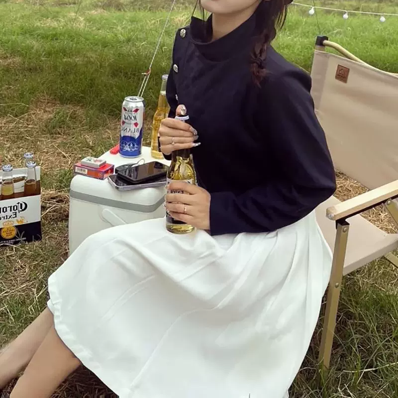 波多黎各“ 贵气菱格夹克外套女秋季设计感小众