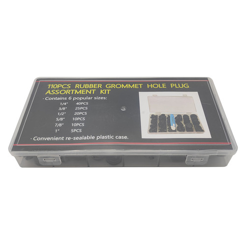 110pcs black protective coil double-sided rubber protective coil o-ring seal waterproof gasket