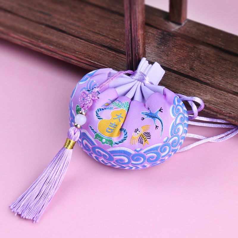 Dragon Boat Festival repelente de mosquitos bolsita de brocado bolsita vacía bolsita portátil antiguo coche colgante Dragon Boat Festival regalo