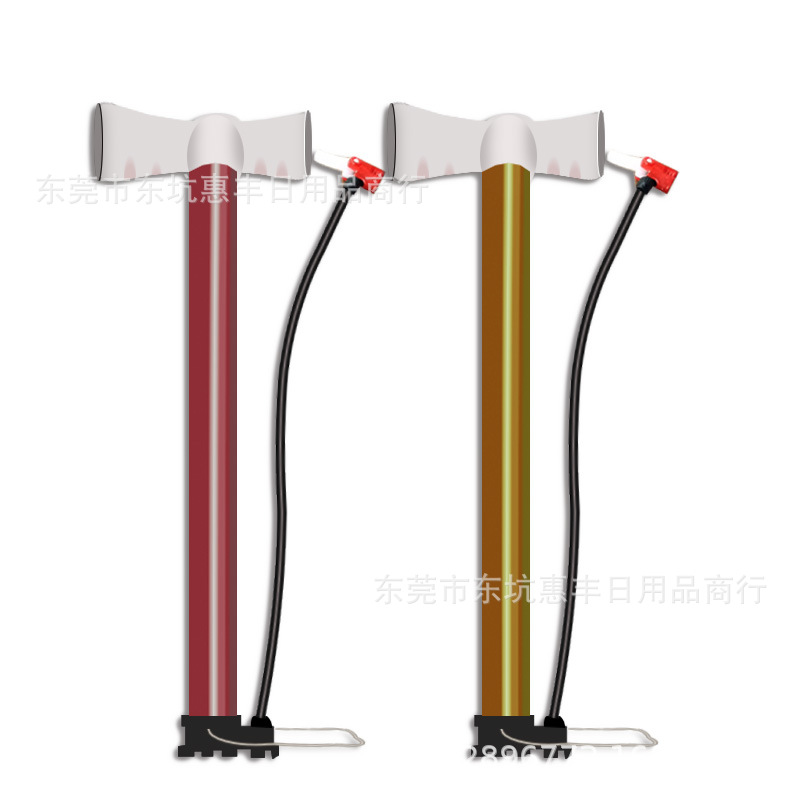 金属打气筒多功能自行车打气筒球气筒五金批发9.9元地摊货源