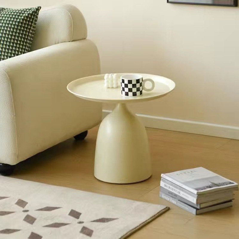 [인터넷 연예인 핫스타일] 숏테이블 밀크화이트 - 폭 41 높이 42