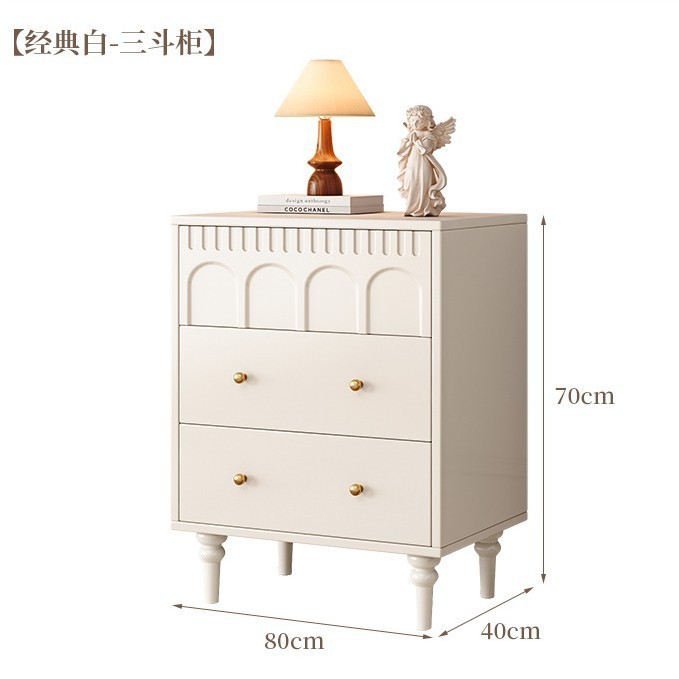 实木中古斗柜客厅靠墙置物柜储物柜简约收纳柜复古床尾柜六斗柜子|undefined