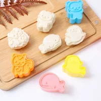 Mini cute animal sandwiches children's bento biscuits mold wholesale low -cost rice ball sushi baking tool