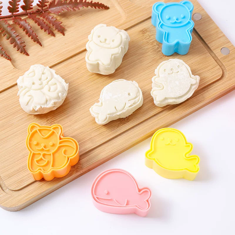 Mini cute animal sandwiches children's bento biscuits mold wholesale low -cost rice ball sushi baking tool