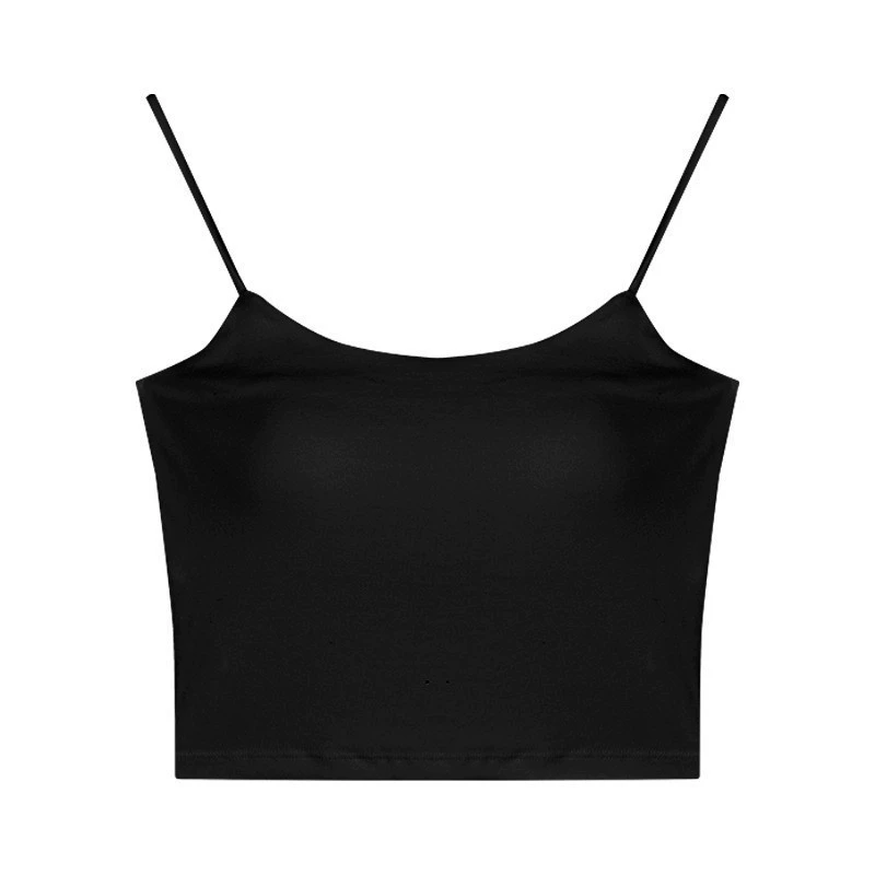 Топ майка (женщина) с встроенными чашками, японский стиль бэc Backless жилет, легкая поддержка, one size (80–110 кг)
