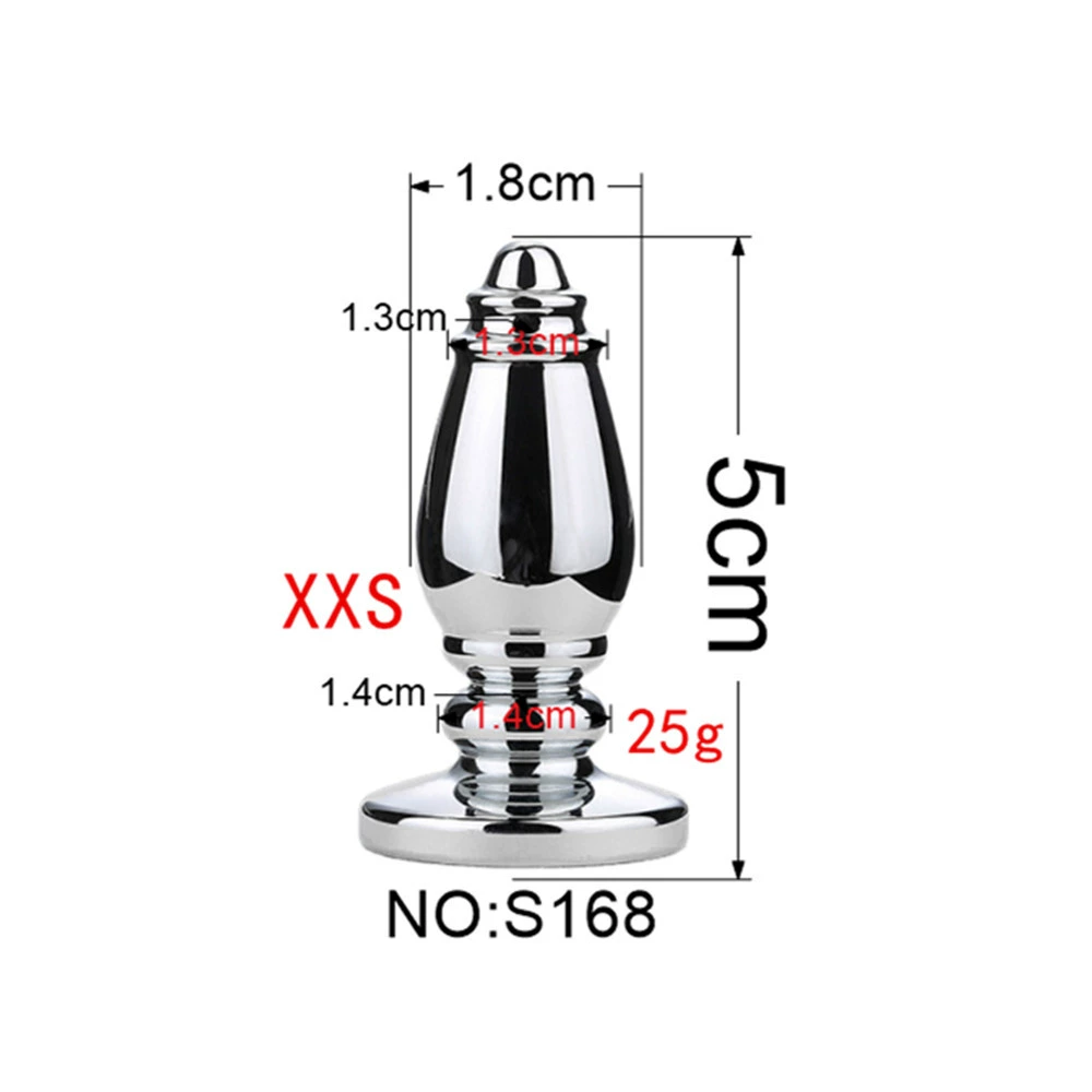 Detachable Anal Plug Heads, Silicone & Metal Options, Multiple Shapes and Sizes