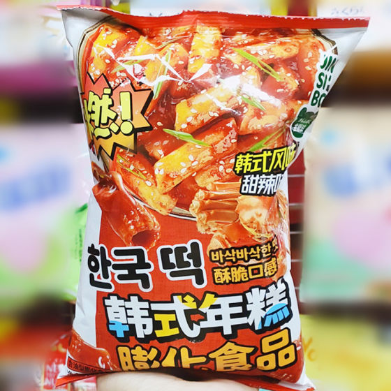 Kingsbo Korean rice cake 68g cheese flavor crispy puffed wheat corn crisp casual snacks