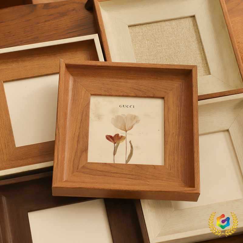 ⇕ Vintage-Style Air Plant Photo Frame, Empty Frame, American-Style Square Decorative Picture Frame, Desktop Ornament ⇕ Vintage-Style Air Plant Photo Frame, Empty Frame, American-Style Square Decorative Picture Frame, Desktop Ornament