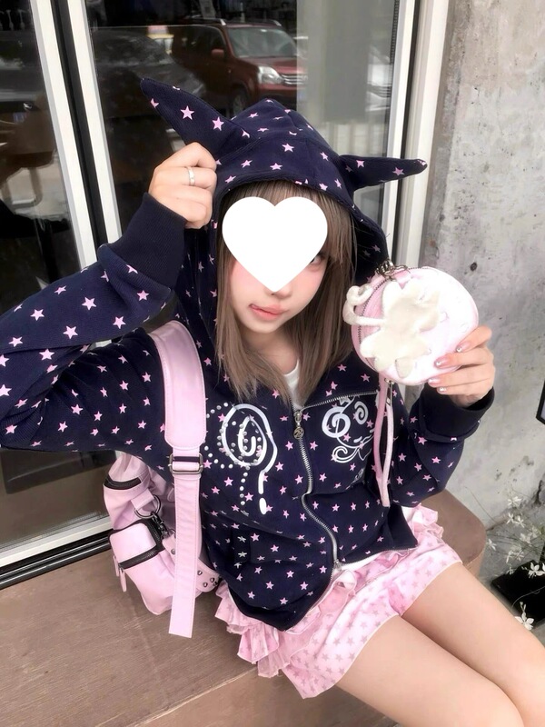 Thin style # Original craftsmanship, foam-printed silver foil [pure cotton and Chinese cotton composite] women's hooded sweatshirt