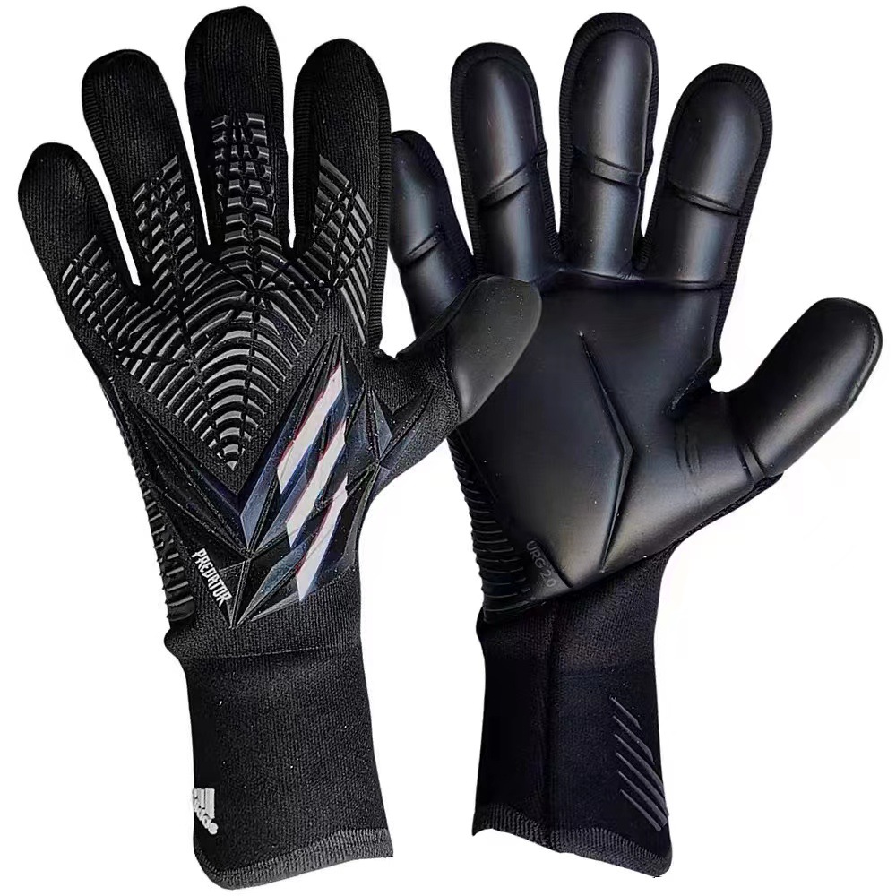 Fabricante en stock transfronterizo Portero profesional guantes de fútbol de látex completo portero competencia antideslizante engrosada resistente al desgaste transpirable