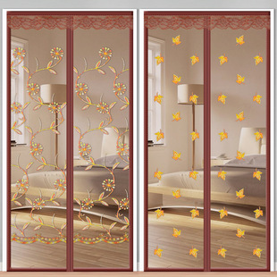 Summer Anti-Mosquito Door Curtain Paste Magnetic Encrypted Screen Door Screen Window Bedroom Home Partition Curtain Without Punching Kechi Zhao