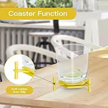 Portavasos de marca Drinkware Stacker nuevo, estante hexagonal para tazas, organizador y estante de almacenamiento, transfronterizo.
