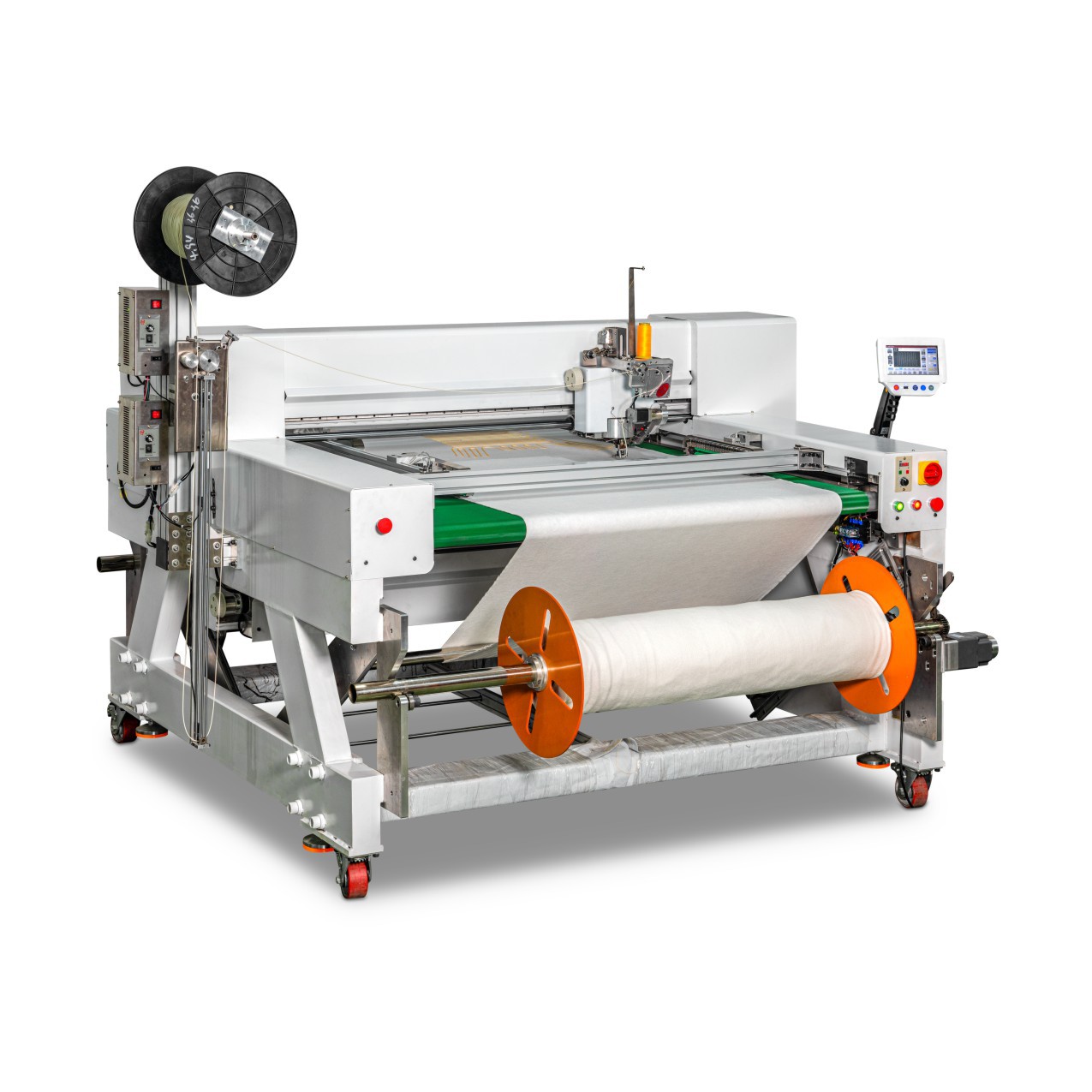 Fabricante de Dongguan mantas térmicas cojín térmico ropa térmica cojín de automóvil todo tipo de material máquina de cableado de patrón