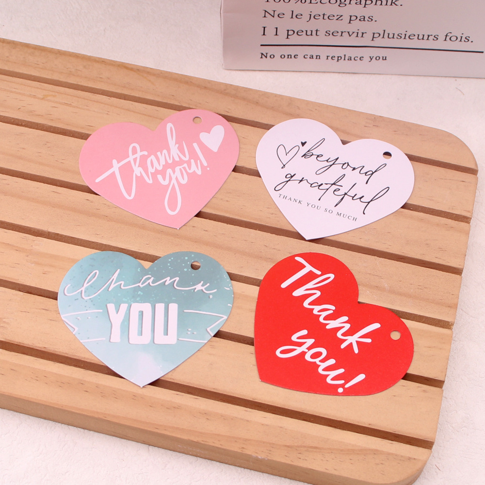 Simple Style Letter Heart Shape Paper Daily Card display picture 5