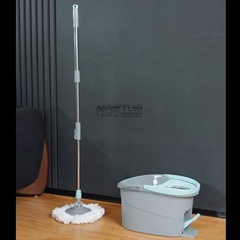 工場直販 新型回転モップバケツセット 家庭用床 手洗い不要 自動乾燥 ワンモップクリーンW