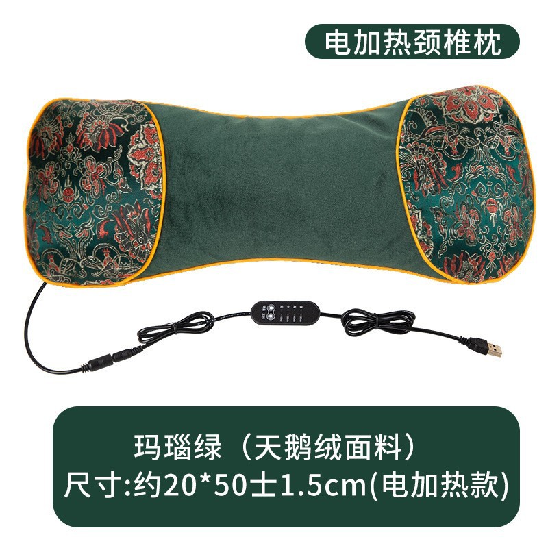 Agate green velvet heated bones