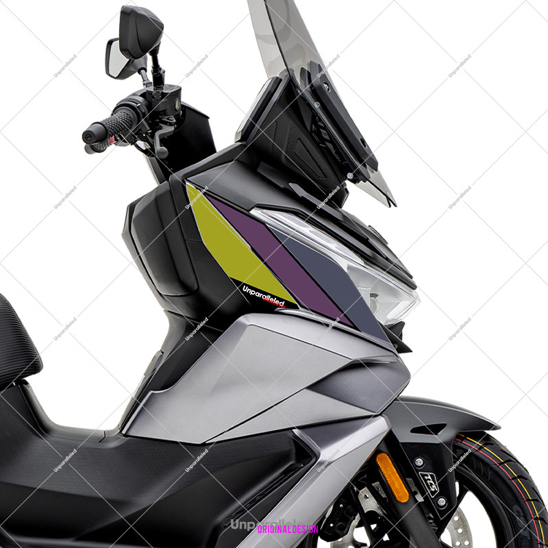 Adecuado para 25 Promise SR250GT Carrocería Impresión Decoración impermeable Pegatina Pegatina Modificación Accesorios