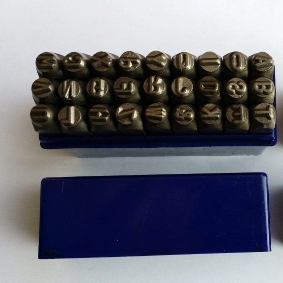 6mm美式钢号码刚字母数字冲皮雕字母冲皮革LOGO数字冲皮革钢冲