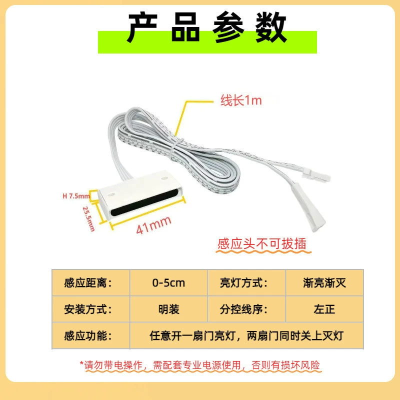 Removable induction switch key