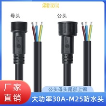 ����M25��ĸ�^���Ӵ���4ƽ��30A���IP67��ˮ����Դ�����Դ��