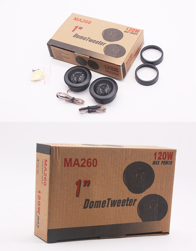 Car Audio Tweeter High-Pitched Speaker Car Small Tweeter Head Audio Lossless Universal Modification A-Pillar 1 Pair Wholesale