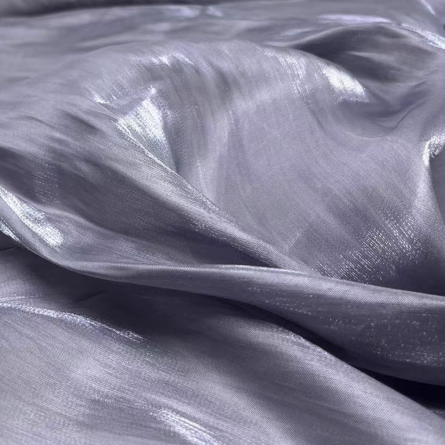 Rainbow satin chiffon fabric, island satin island silk, shirt dress fashion Lolita fabric material