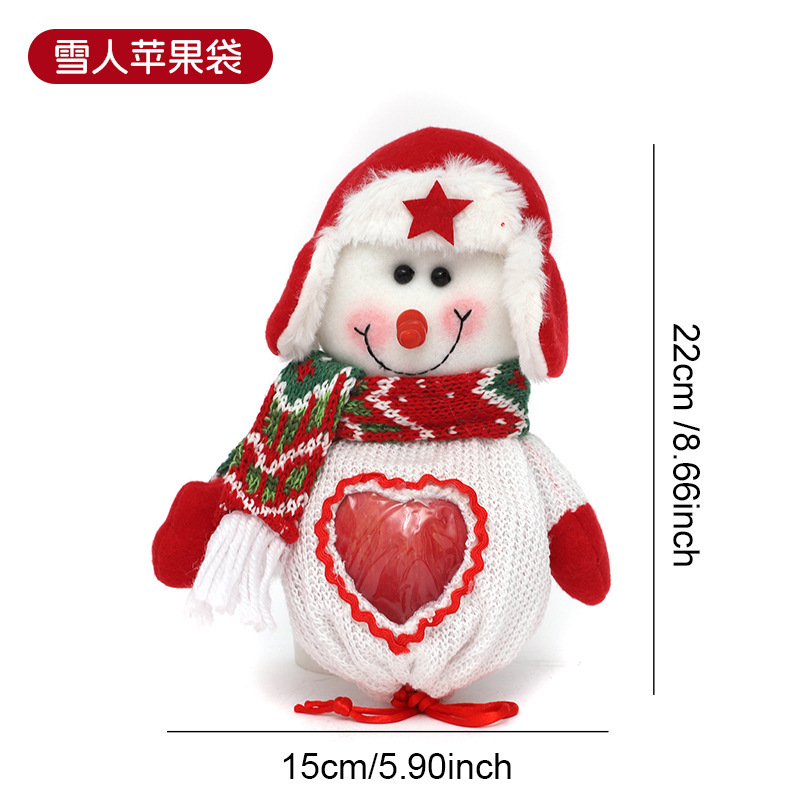 新しいクリスマス装飾プレゼント袋クリスマスキャンディギフトバッグ平安夜口手提げリンゴ袋卸売り|undefined