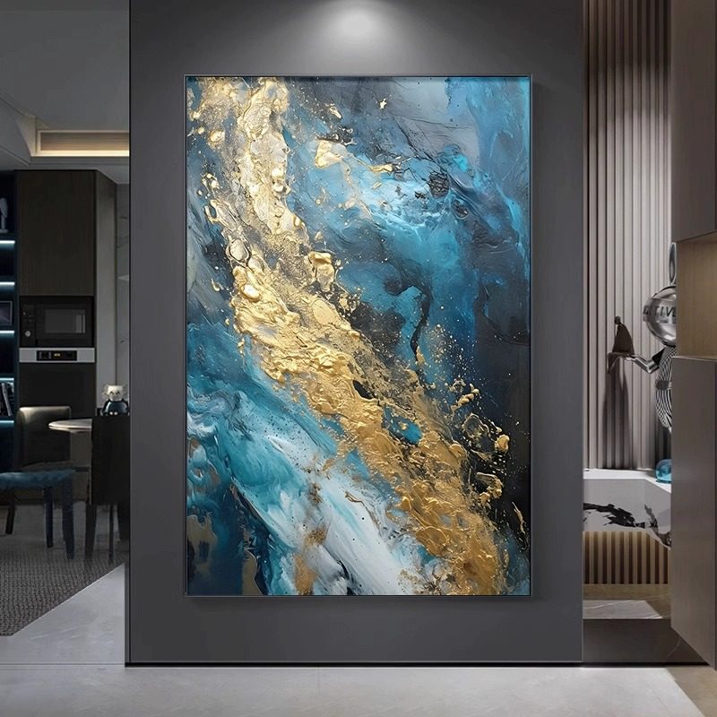 Starry Sky Living Room Decorative Painting Abstract Hotel Wall Art Sofa Background Wall Floor-To-Ceiling Painting Modern Minimalist Large Wall Art Starry Sky Living Room Decorative Painting Abstract Hotel Wall Art Sofa Background Wall Floor-To-Ceiling Painting Modern Minimalist Large Wall Art